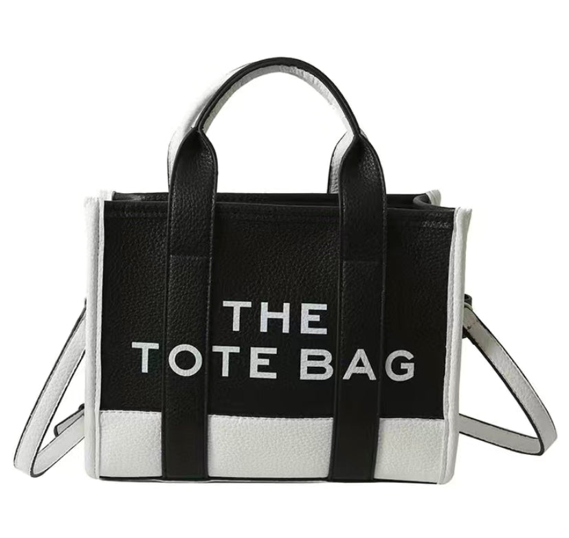 Color-block Tote bag