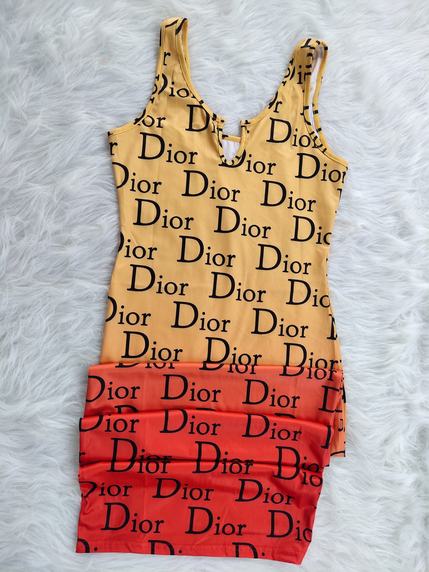 Designer Print Dress