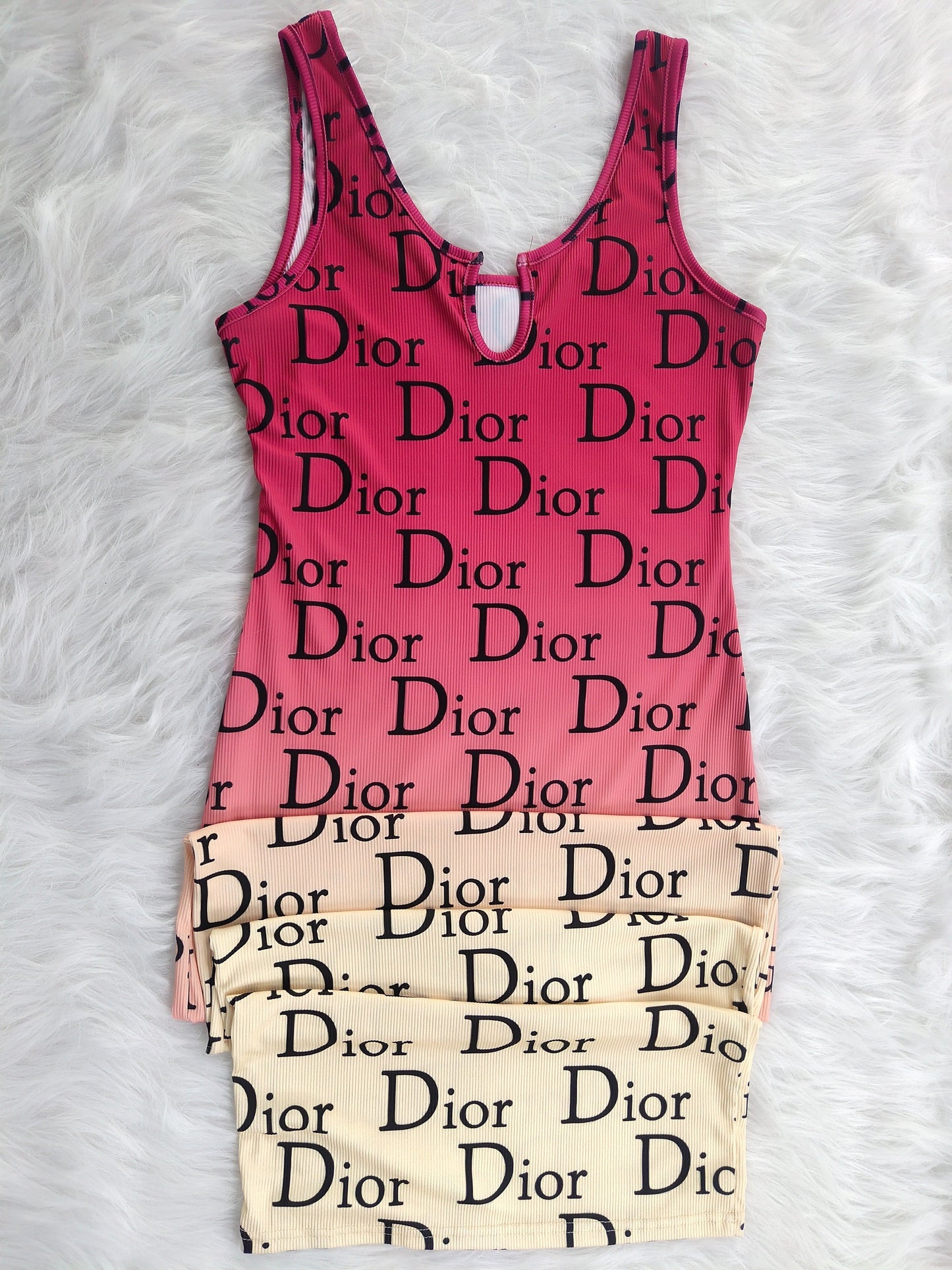 Designer Print Dress