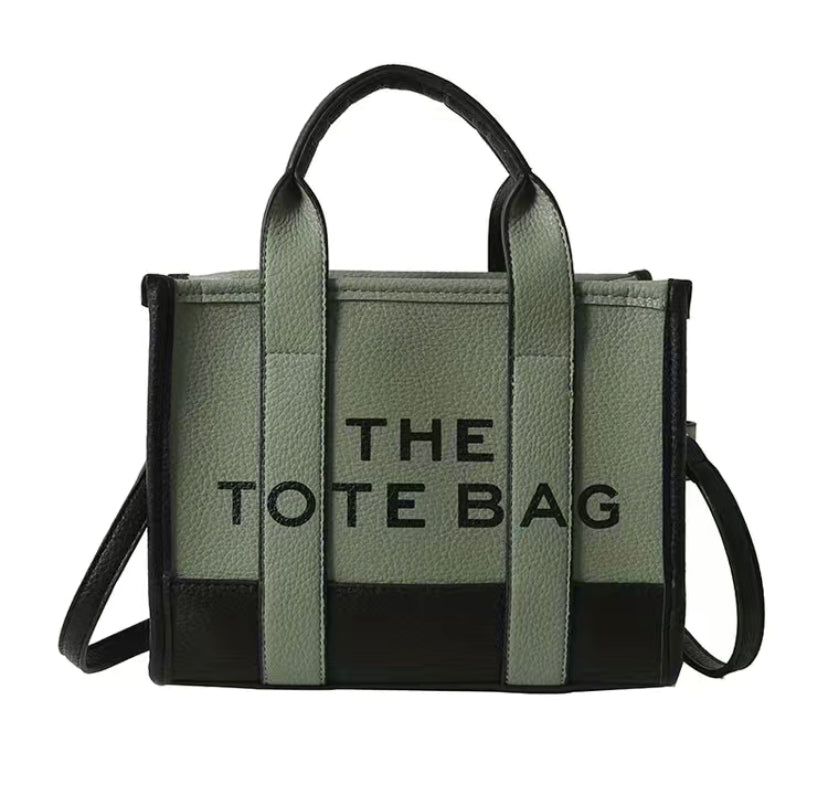 Color-block Tote bag