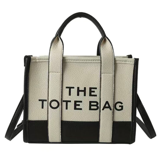 Color-block Tote bag